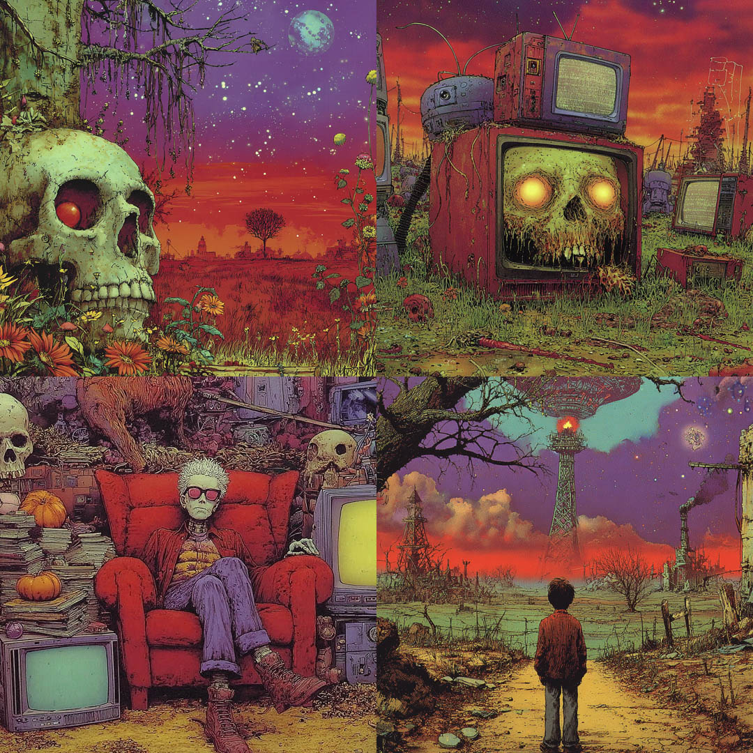 Neon Apocalyptic Surrealism
