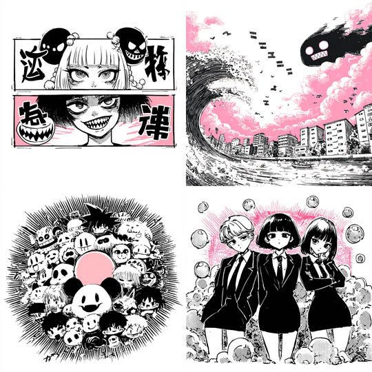 Neo-Manga Punk Aesthetic