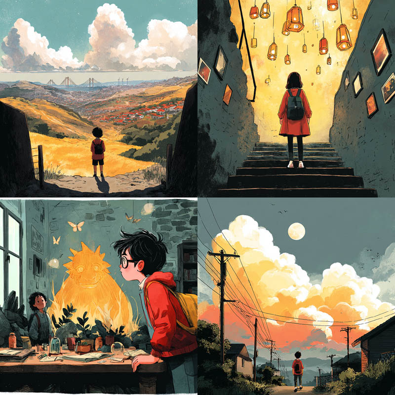 Cinematic Digital Illustration