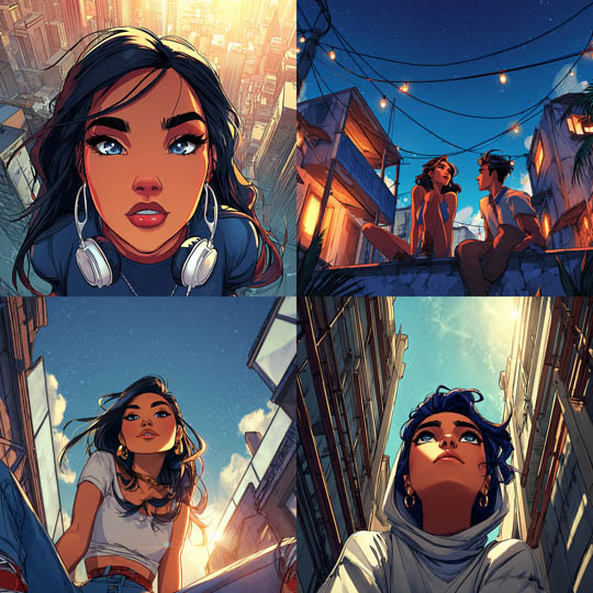 Neon Urban Illustration