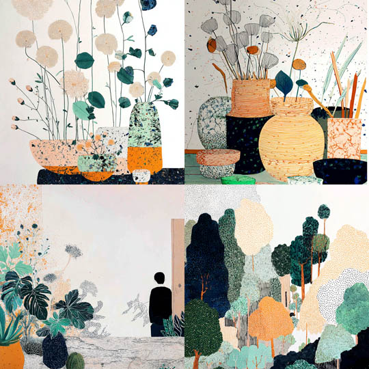 Minimal Botanical Illustration