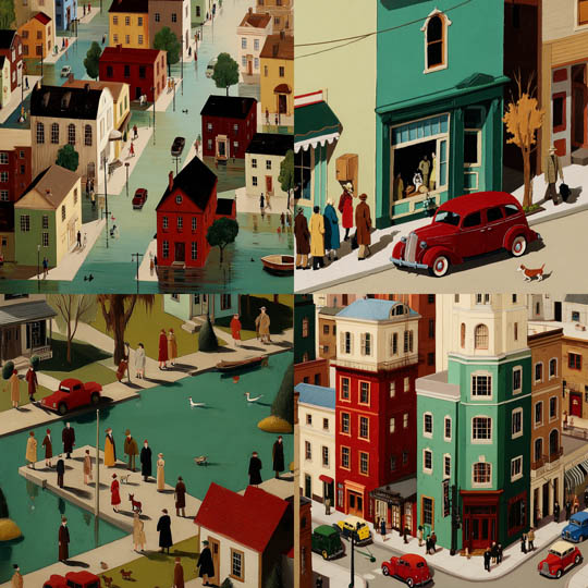 Isometric Retro Cityscape