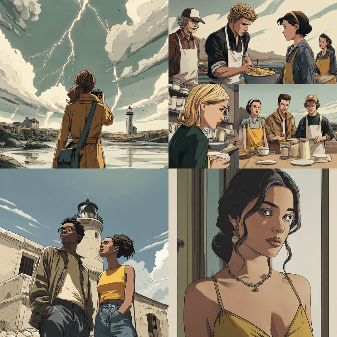 Cinematic Graphic Novel Style