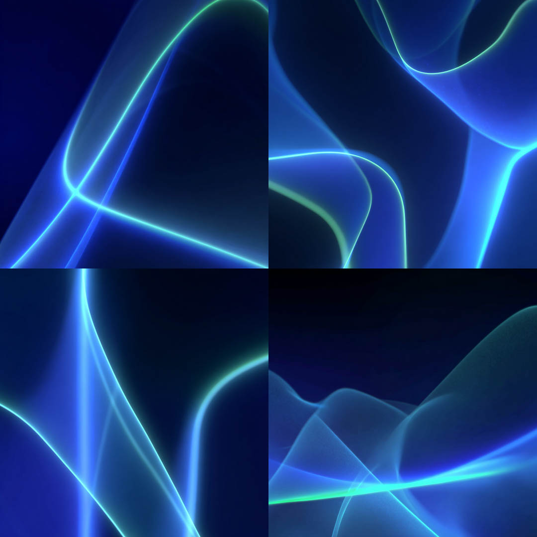 Neon Fluid Abstract