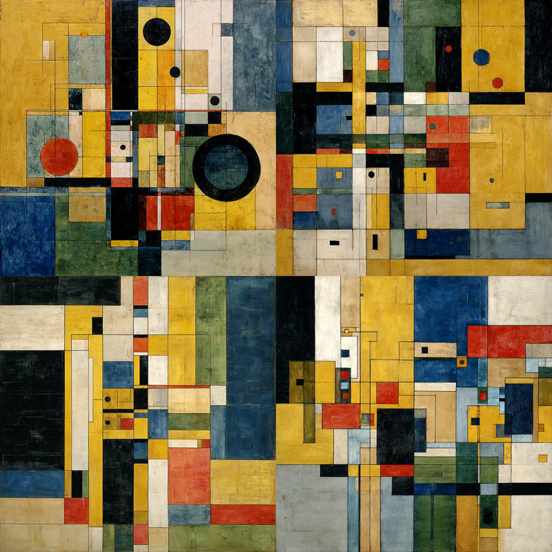 Geometric Abstract Composition