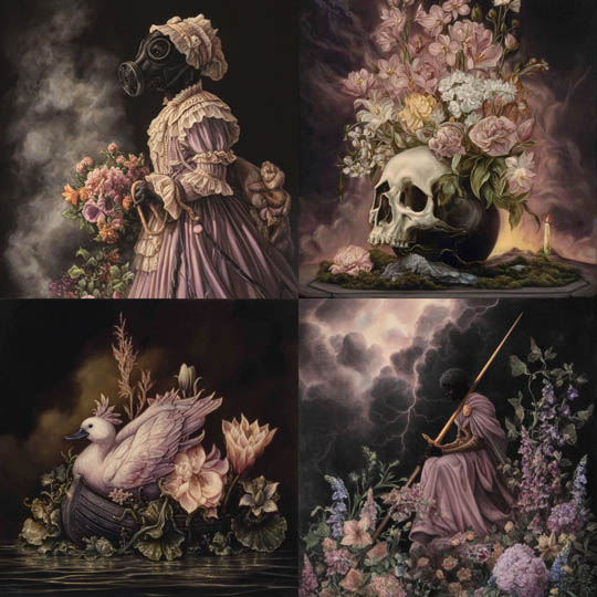 Dark Floral Surrealism