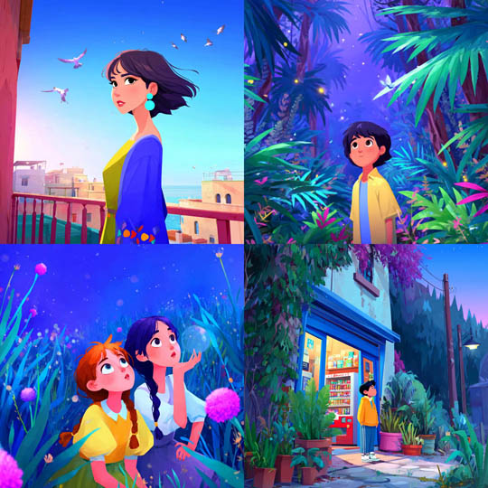 Vivid Storybook Illustration