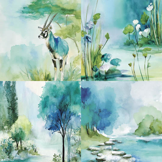 Watercolor Serengeti