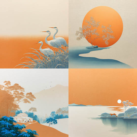 Minimalist Japanese Landscapes