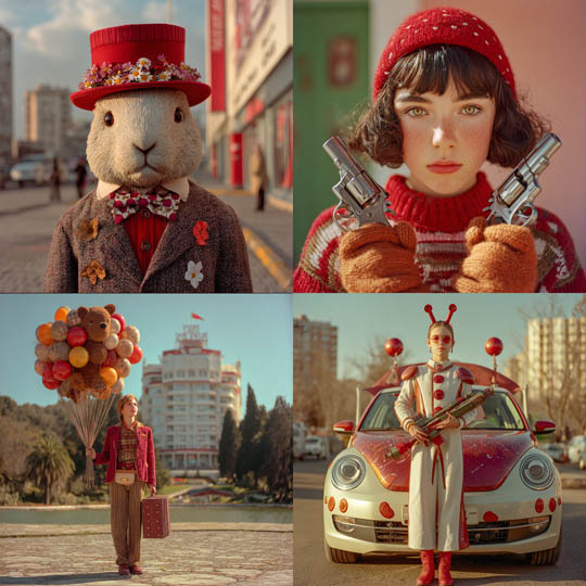 Retro Surreal Street Characters