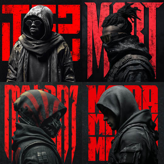 Dark Tactical Hero Portraits