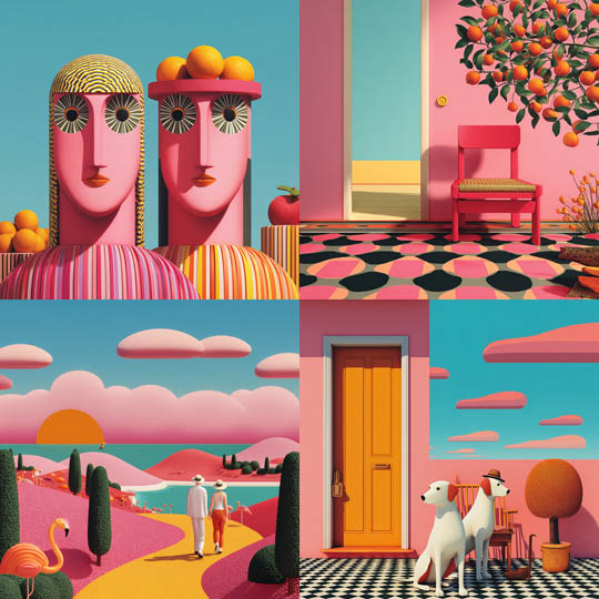 Pop Geometric Surrealism