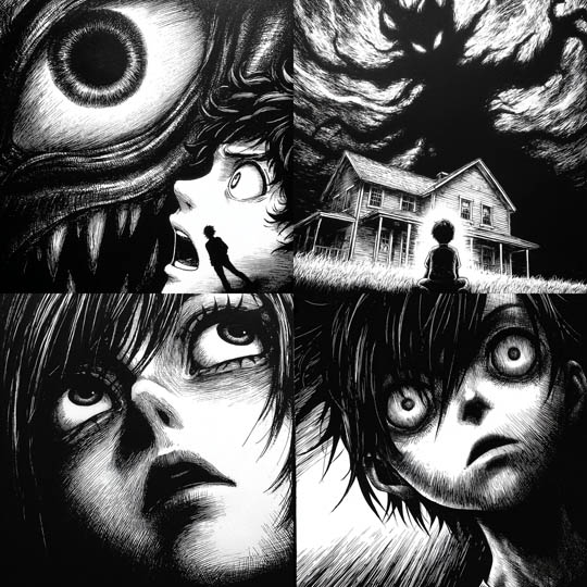 Macabre Engraving Horror