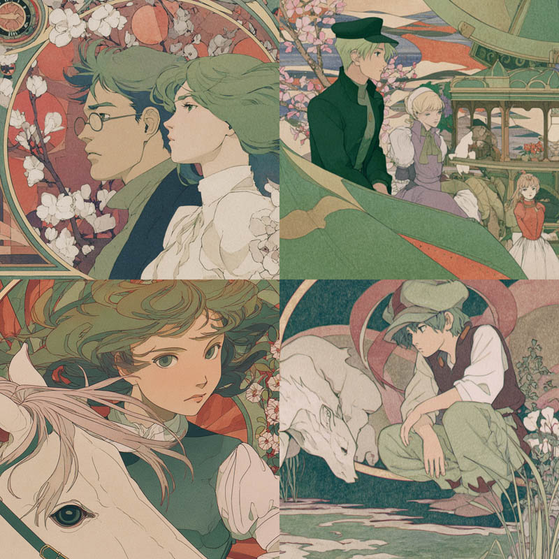 Art Nouveau Anime