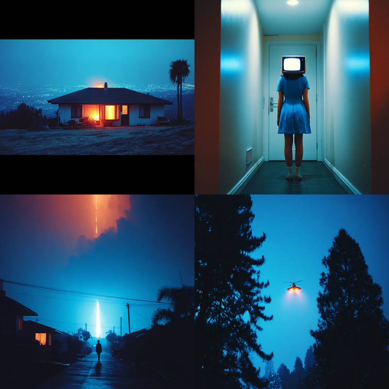 Neon Cinematic Surrealism