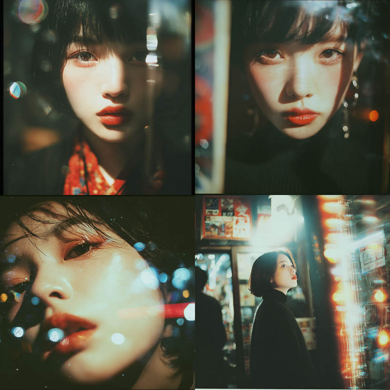 Neon Cinematic Portraiture