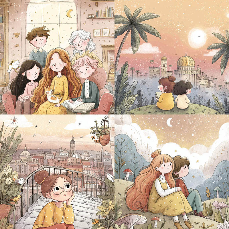 Whimsical Storybook Scenes