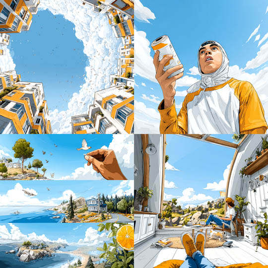 Bright Sky Slice of Life