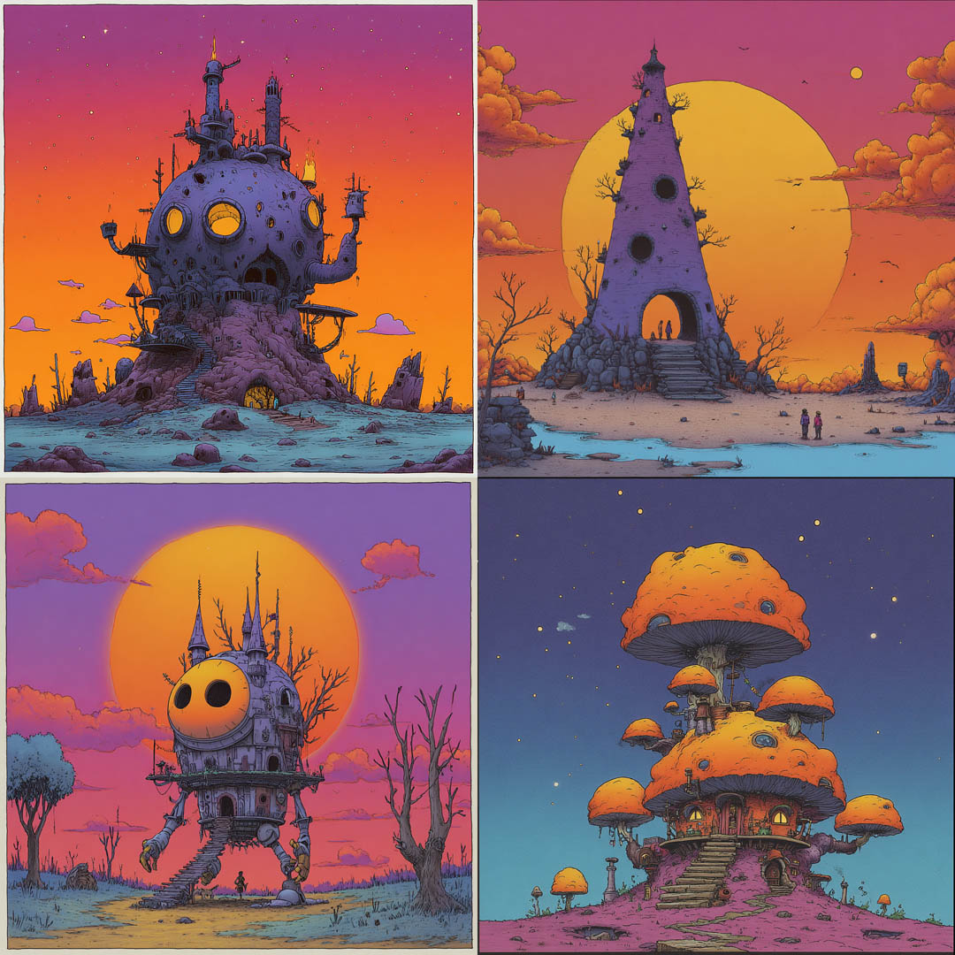 Fantastical Mushroom Architecture