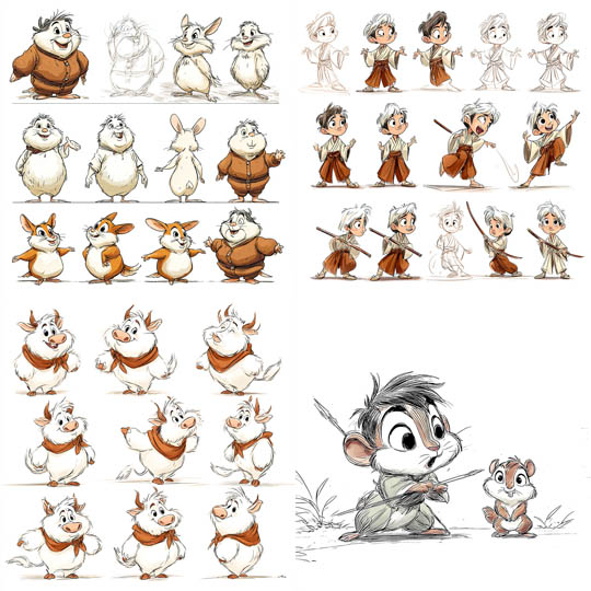 Whimsical Character Sheets