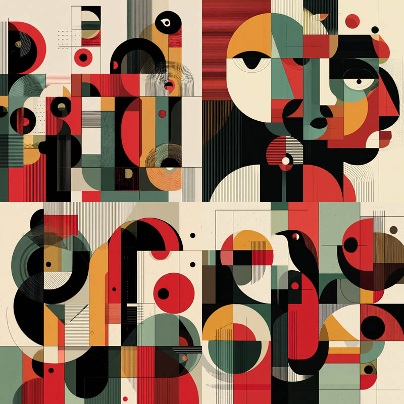 Bauhaus Geometric Abstraction