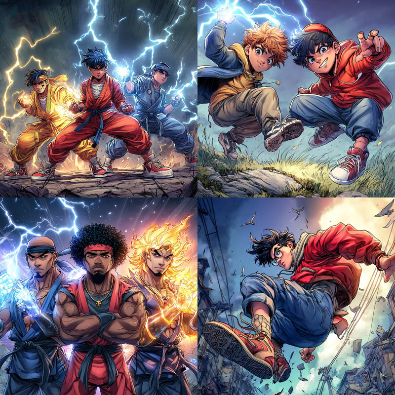 Dynamic Martial Arts Warriors