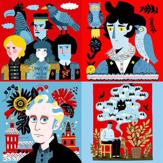 Folk Pop Illustration