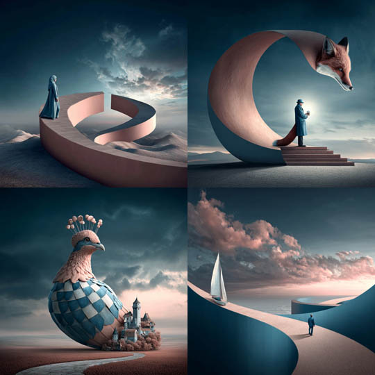 Surreal Monumental Forms