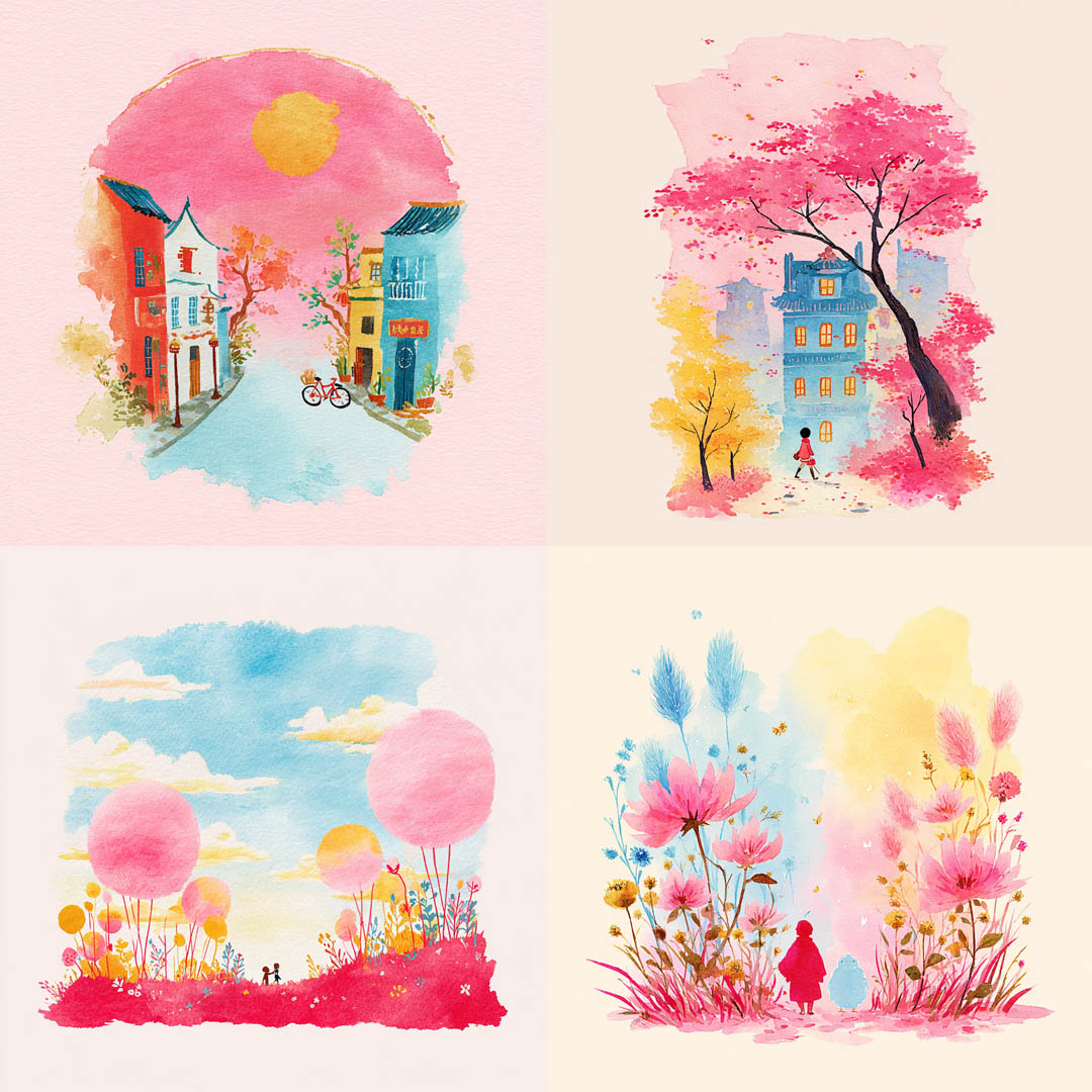 Pastel Urban Whimsy