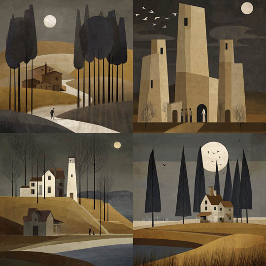 Minimal Geometric Landscapes