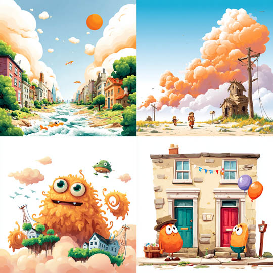 Playful Cartoon Worlds