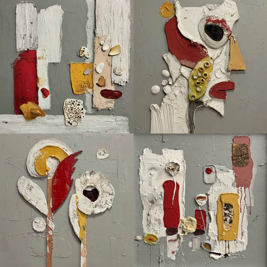 Textured Abstract Relief