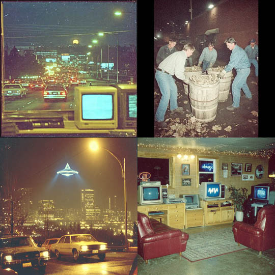 Neon Noir Retro Photography