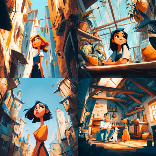 Vibrant Cartoon Storybook