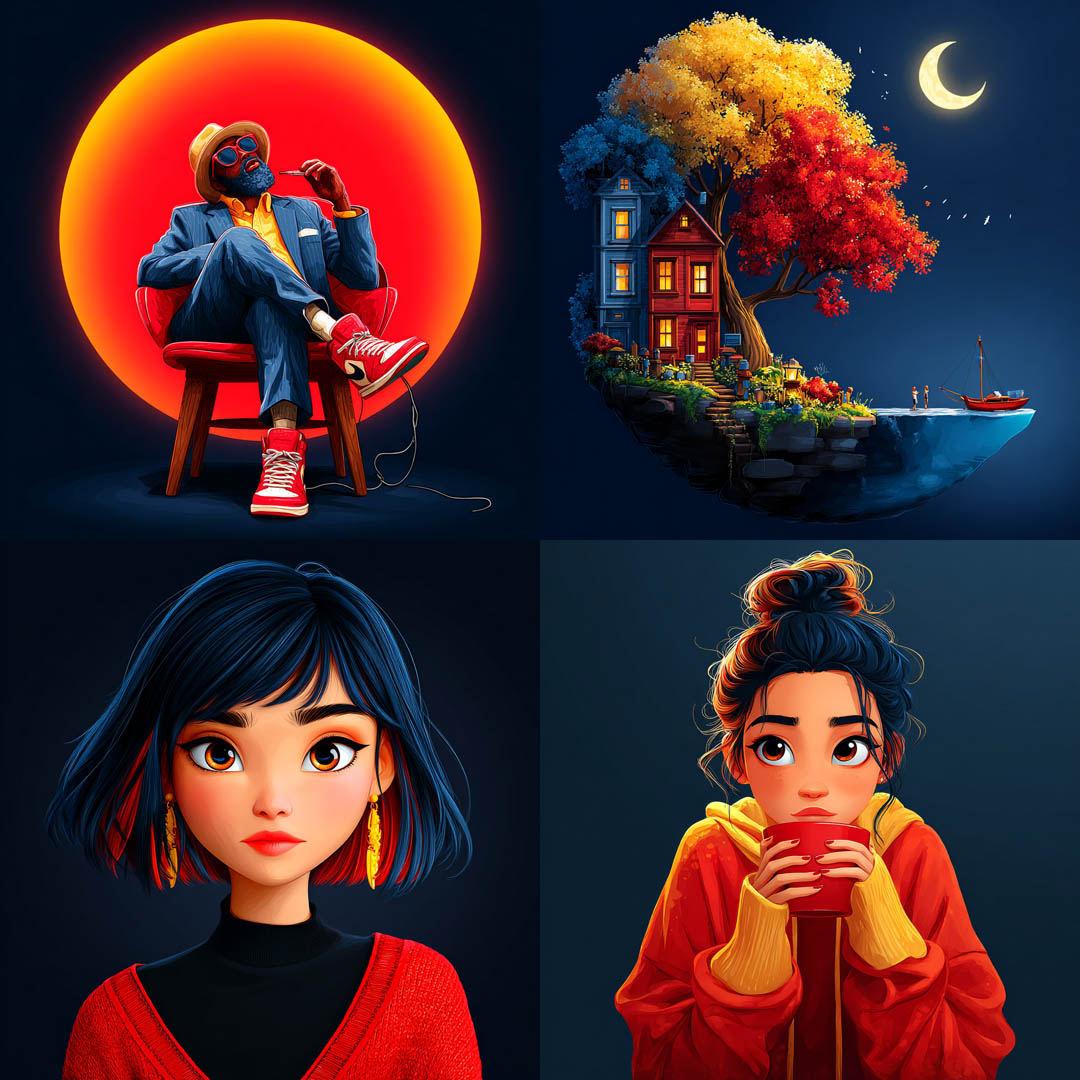 Neo-Cinematic Illustration