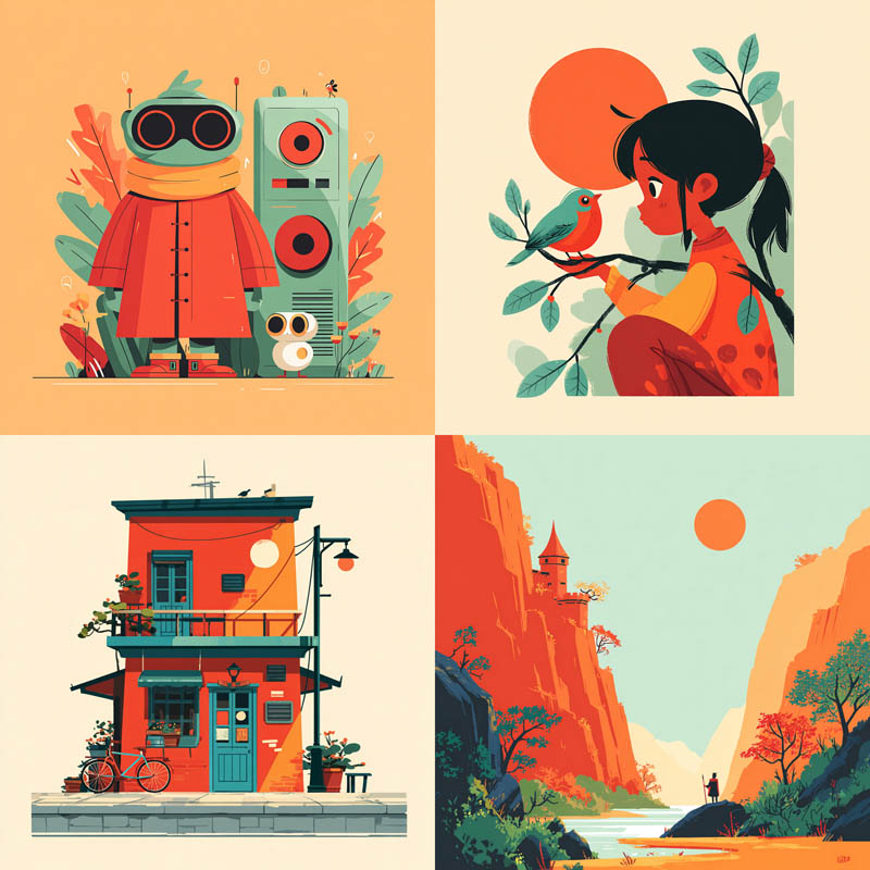 Playful Vector Whimsy