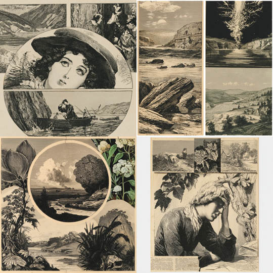 Antique Engraving Montage