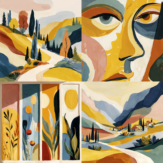 Modernist Color Landscapes