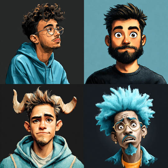 Bold Character Illustrations