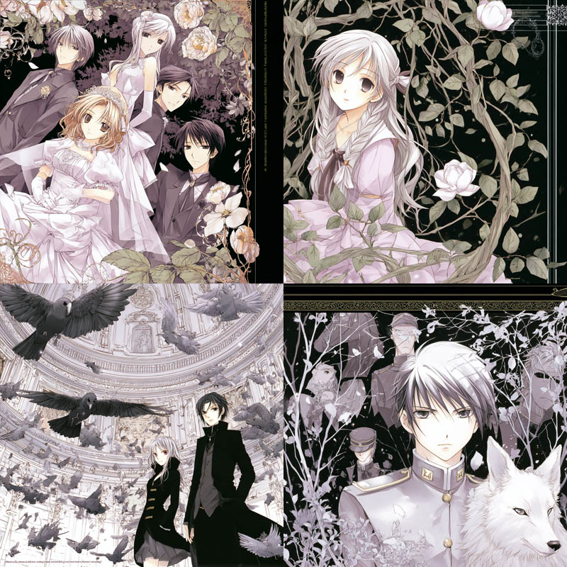 Romantic Shojo Manga Illustrations