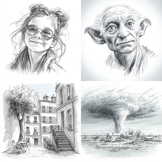 Monochrome Graphite Sketchbook