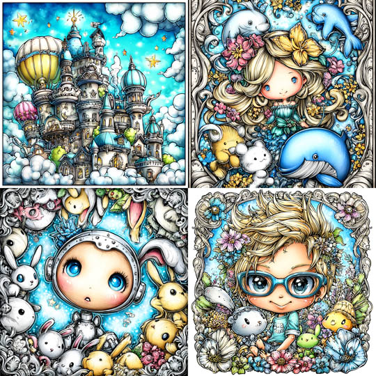 Whimsical Chibi Fantasy