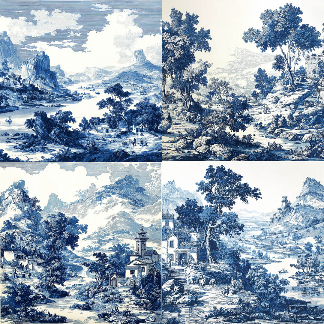 Cobalt Chinoiserie