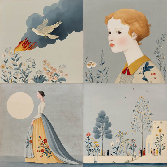 Delicate Neo-Classical Portraiture