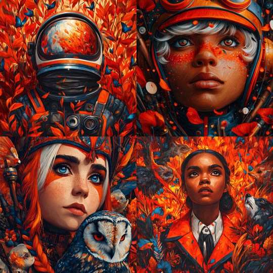 Cinematic Ember Portraits