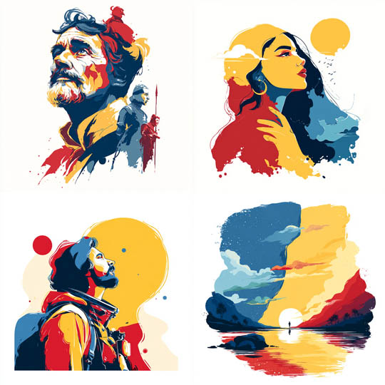 Bold Vector Portraits