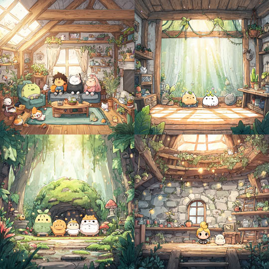 Cozy Cottage Companions