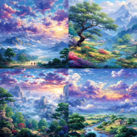 Radiant Fantasy Landscapes