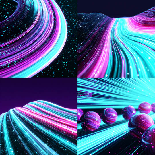 Neon Stream Abstraction