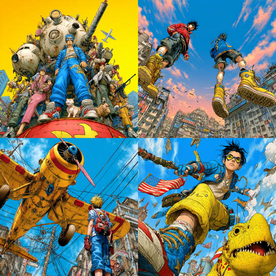 Hyper-Detailed Neo-Manga